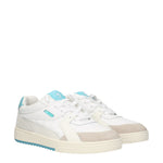 Palm Angels Sneakers Uomo Pelle Bianco Celeste