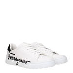 Salvatore Ferragamo Sneakers naruto Uomo Pelle Bianco Nero