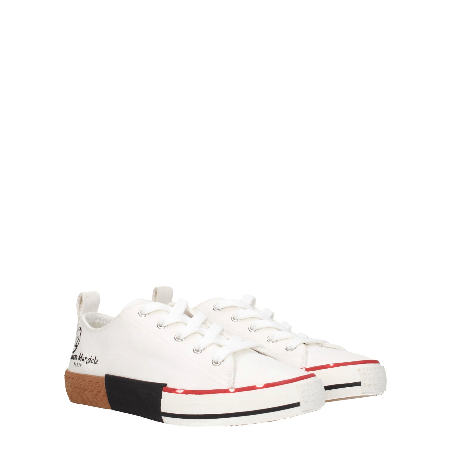 Maison Margiela Sneakers Donna Tessuto Bianco