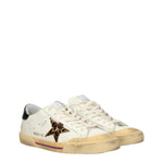 Golden Goose Sneakers super star Uomo Pelle Beige Crema