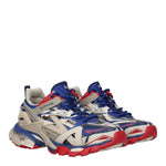 Balenciaga Sneakers track 2 Uomo Tessuto Beige Blu