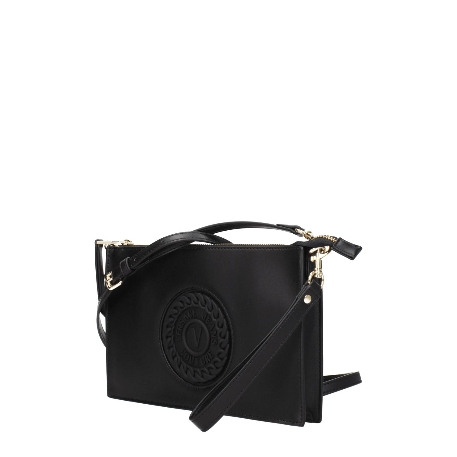 Versace Jeans Pochette couture Donna Poliuretano Nero