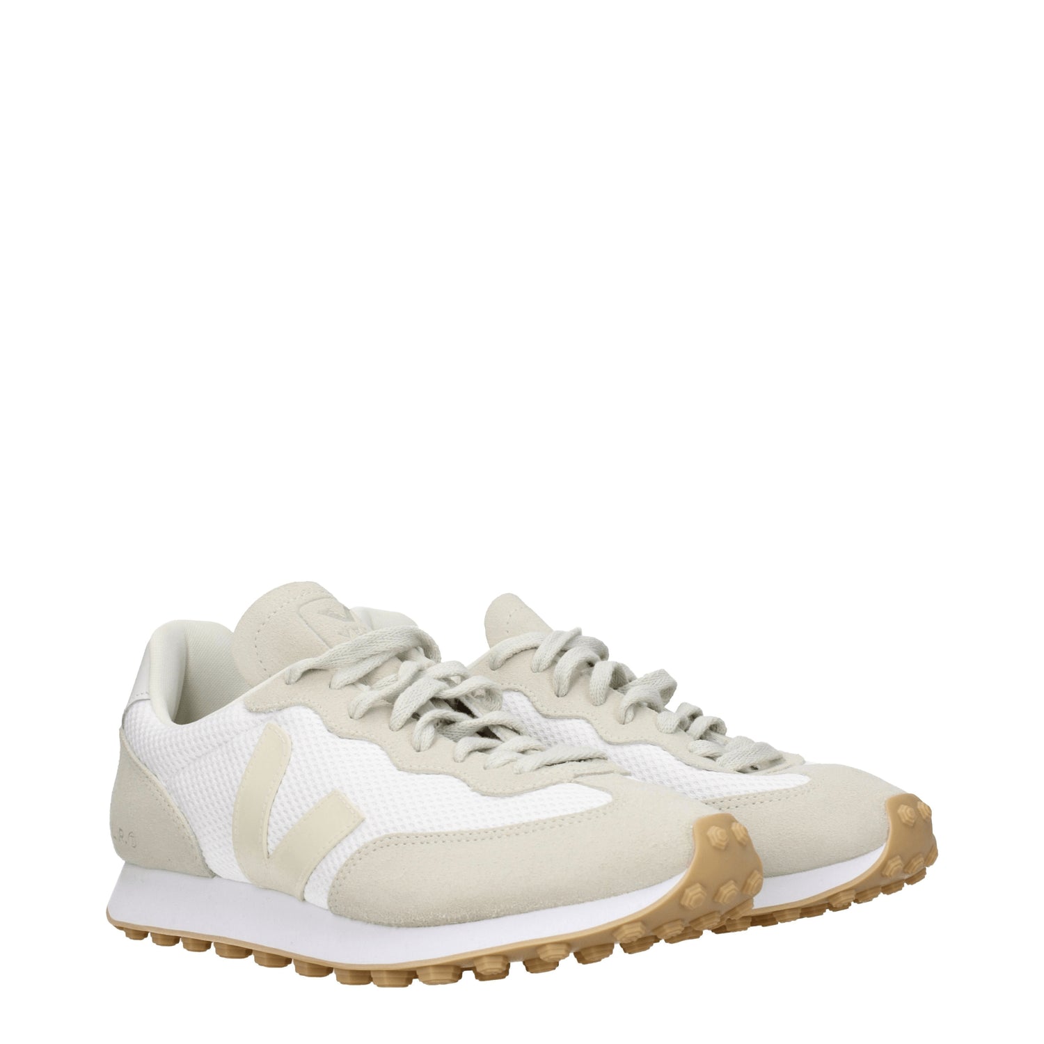 Veja Sneakers Donna Tessuto Bianco Beige