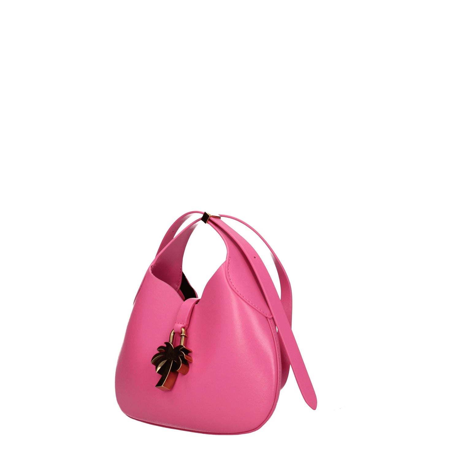 Palm Angels Borse a Tracolla palm hobo Donna Pelle Rosa Rose Pink