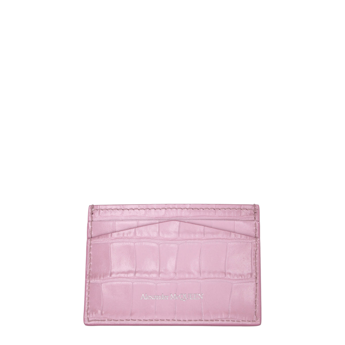 Alexander McQueen Portadocumenti Donna Pelle Rosa