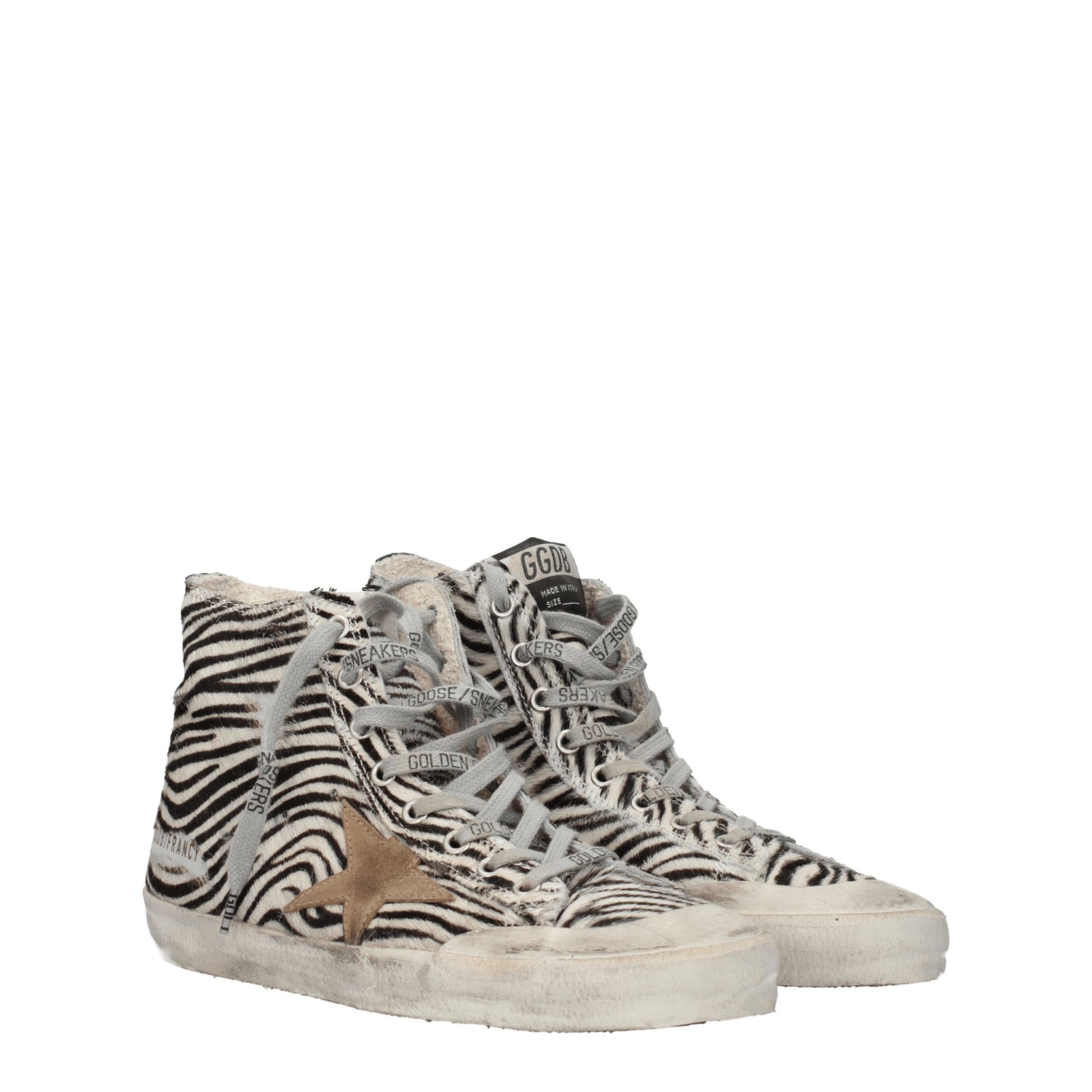 Golden Goose Sneakers francy Donna Cavallino Bianco Nero