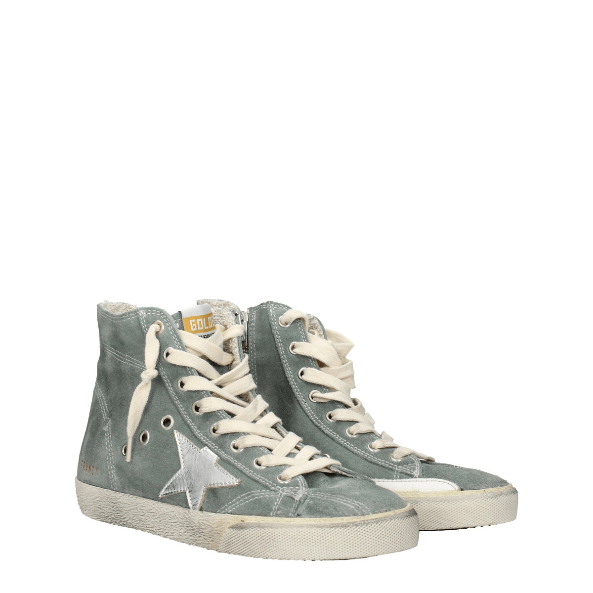 Golden Goose Sneakers francy Donna Camoscio Verde Artemisia