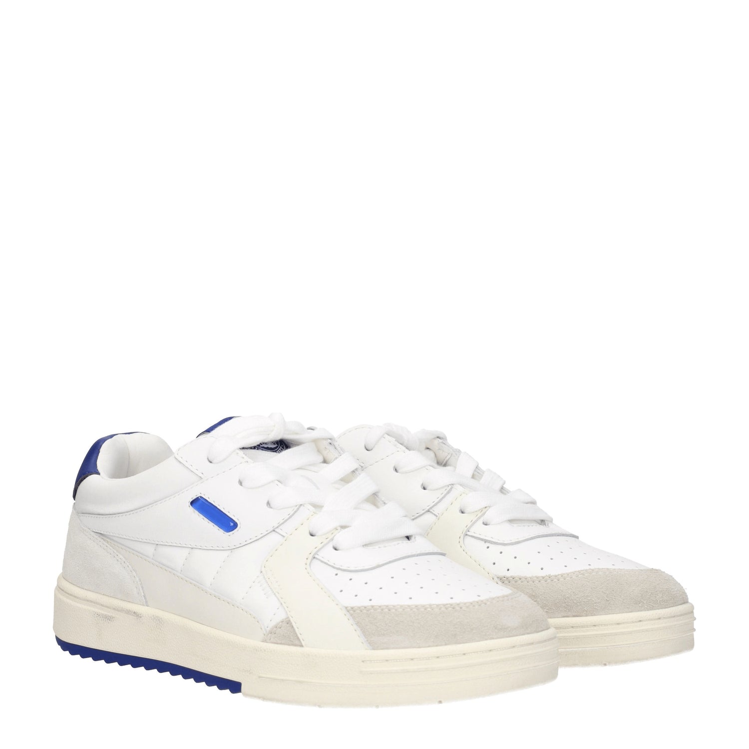 Palm Angels Sneakers Uomo Pelle Bianco Blu