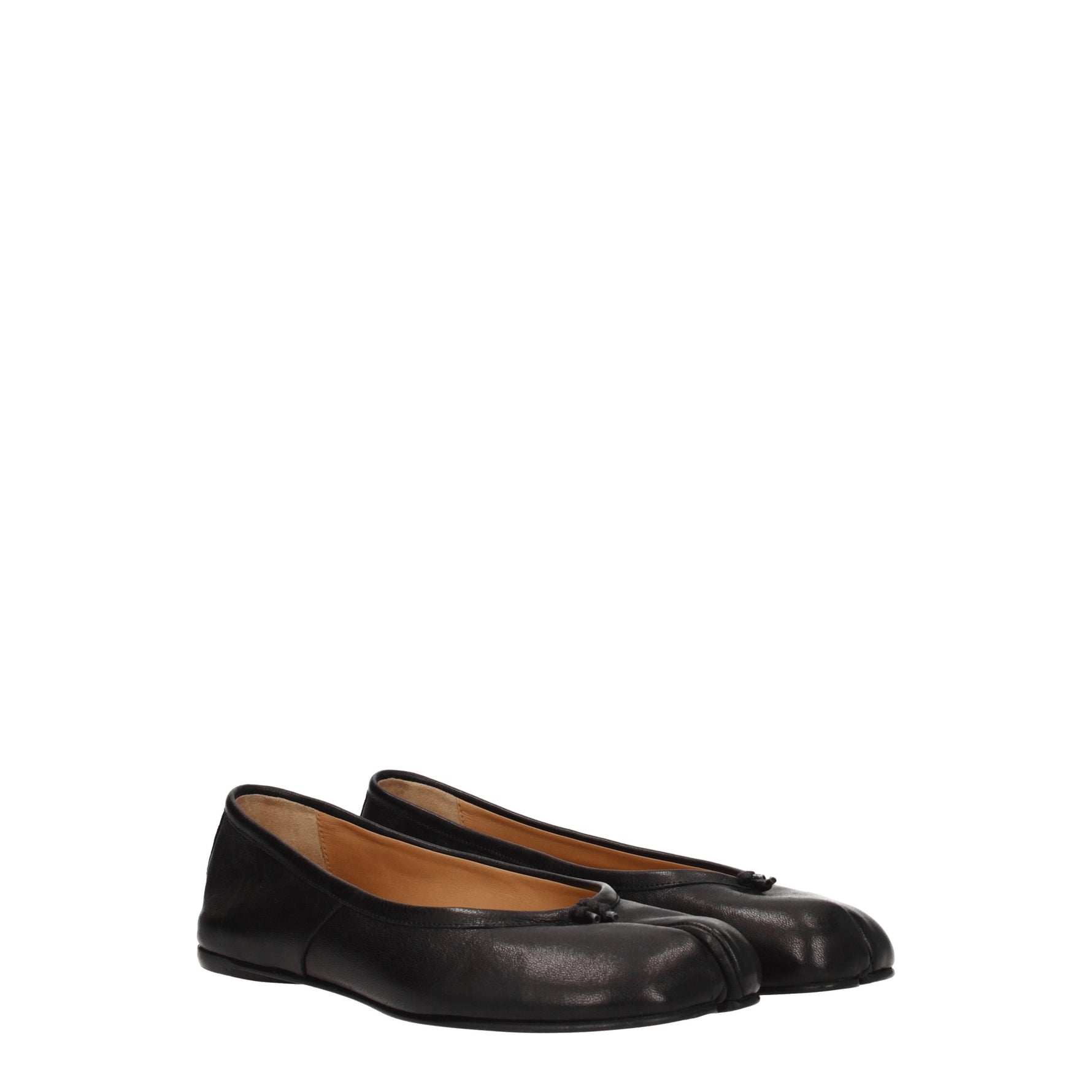 Maison Margiela Ballerine Donna Pelle Nero