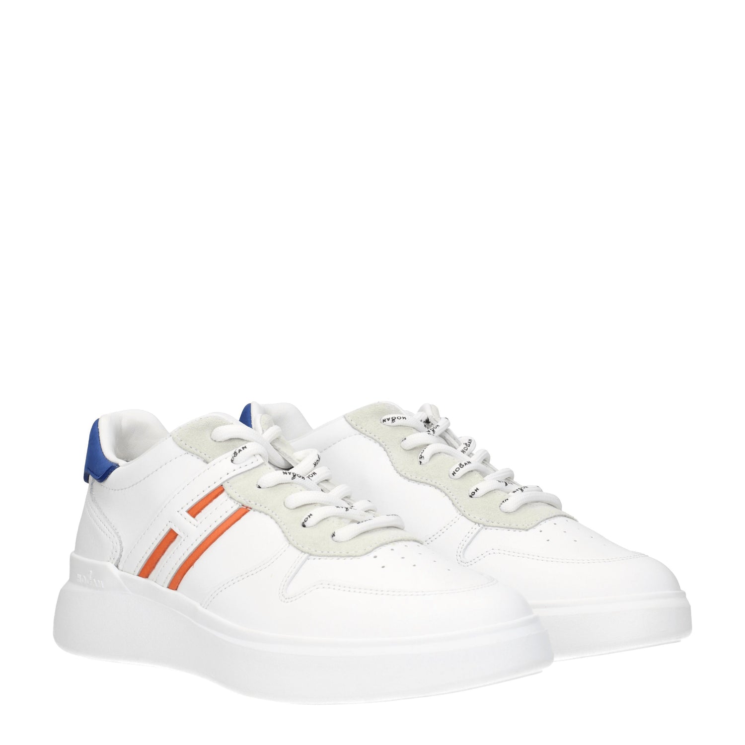 Hogan Sneakers h580 memory foam Uomo Pelle Bianco Blu