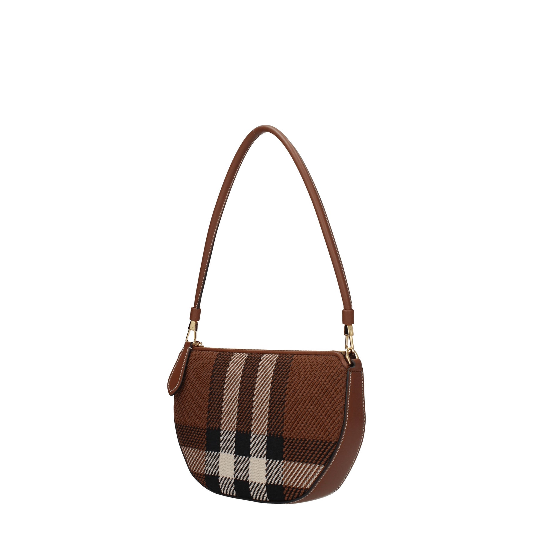 Burberry Pochette olympia Donna Tessuto Marrone Betulla