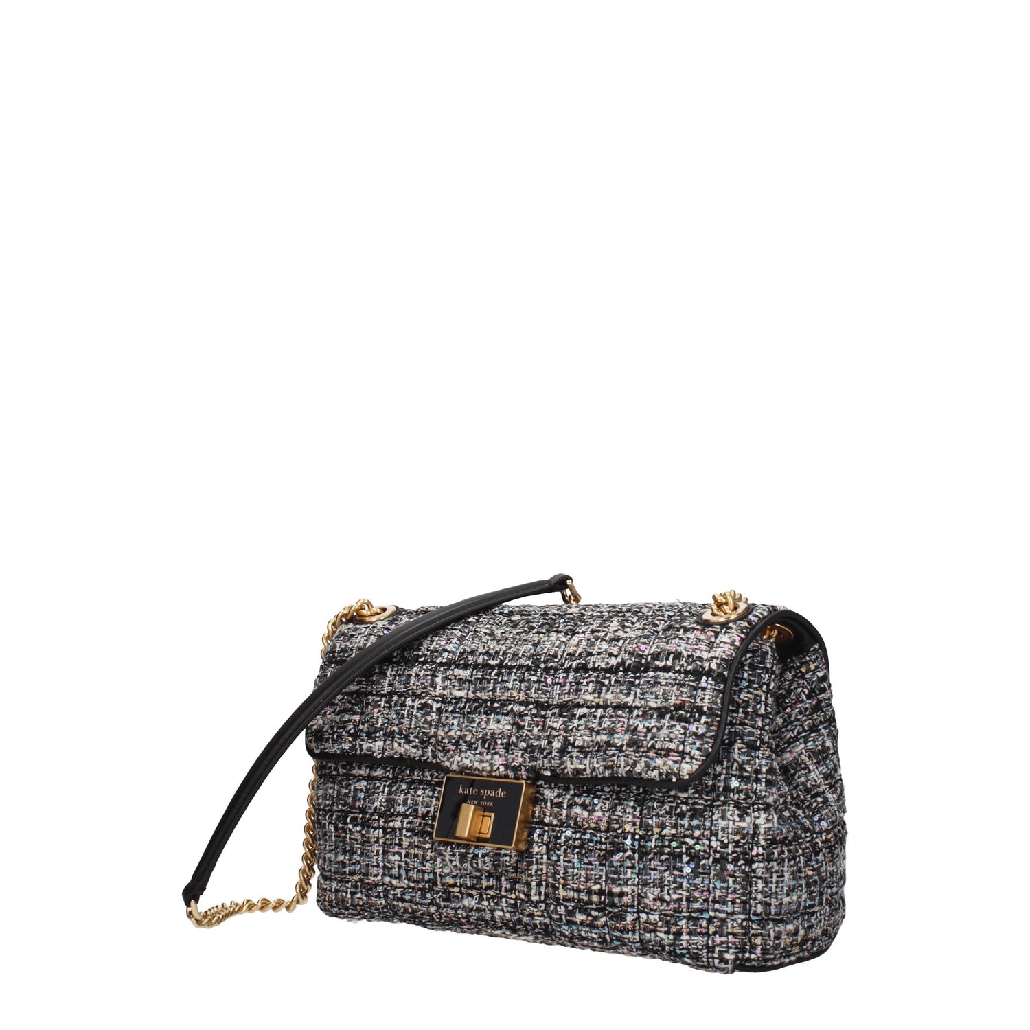 Kate Spade Borse a Spalla evelyn Donna Tessuto Nero Multicolore