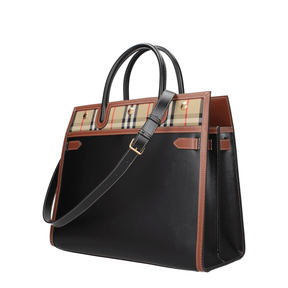 Burberry Borse a Mano Donna Pelle Nero