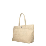 MCM Borse a Spalla Donna Tessuto Beige