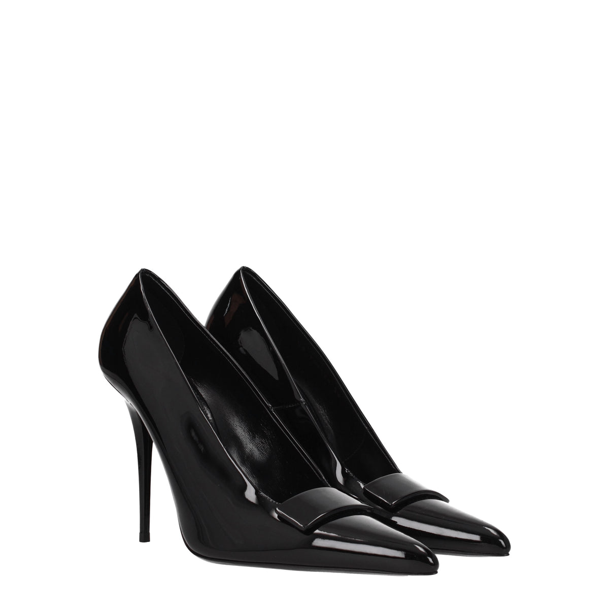 Saint Laurent Décolleté kayla Donna Vernice Nero