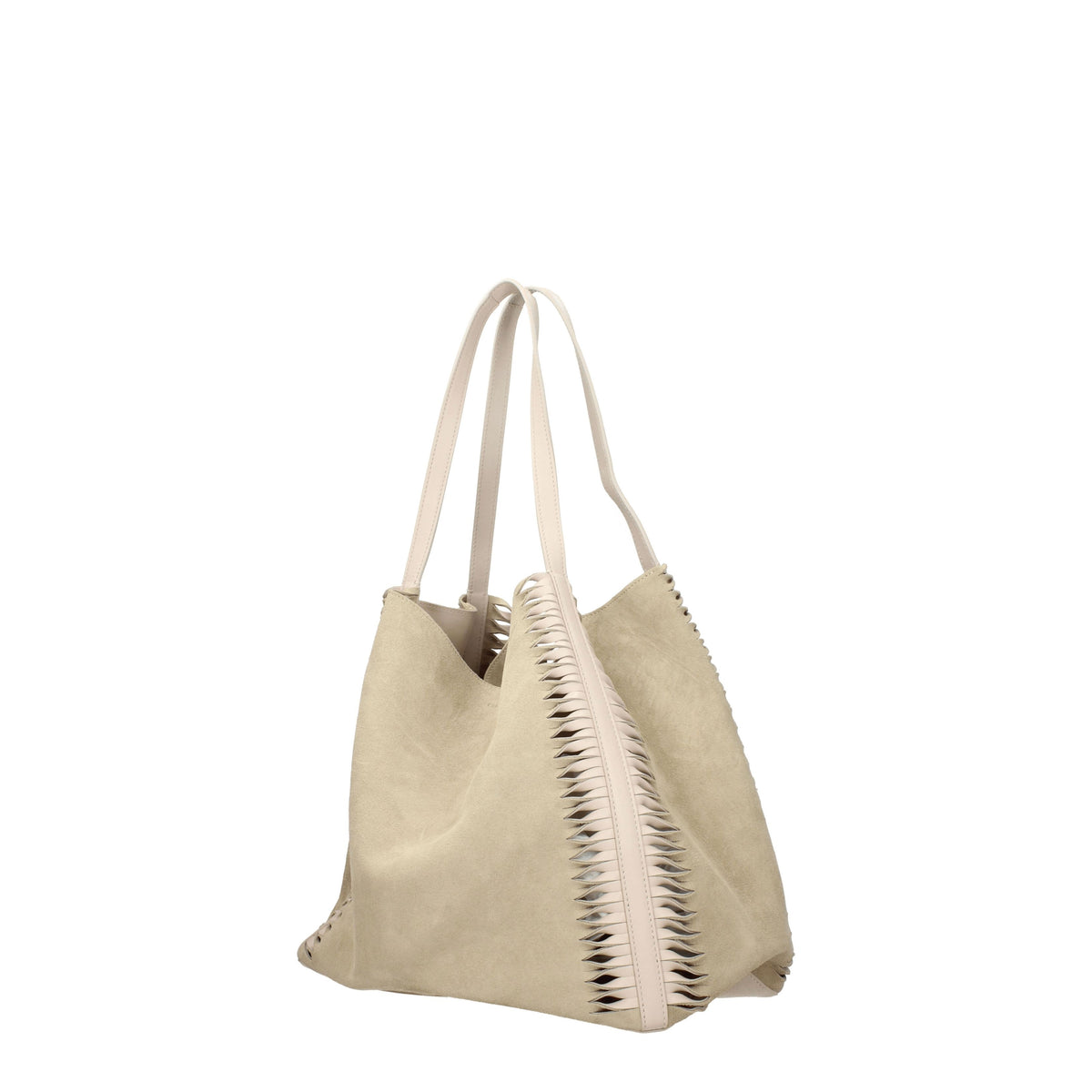 Chloé Borse a Spalla louela Donna Camoscio Beige Rosa