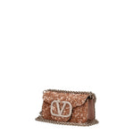 Valentino Garavani Pochette loco Donna Paillettes Rosa