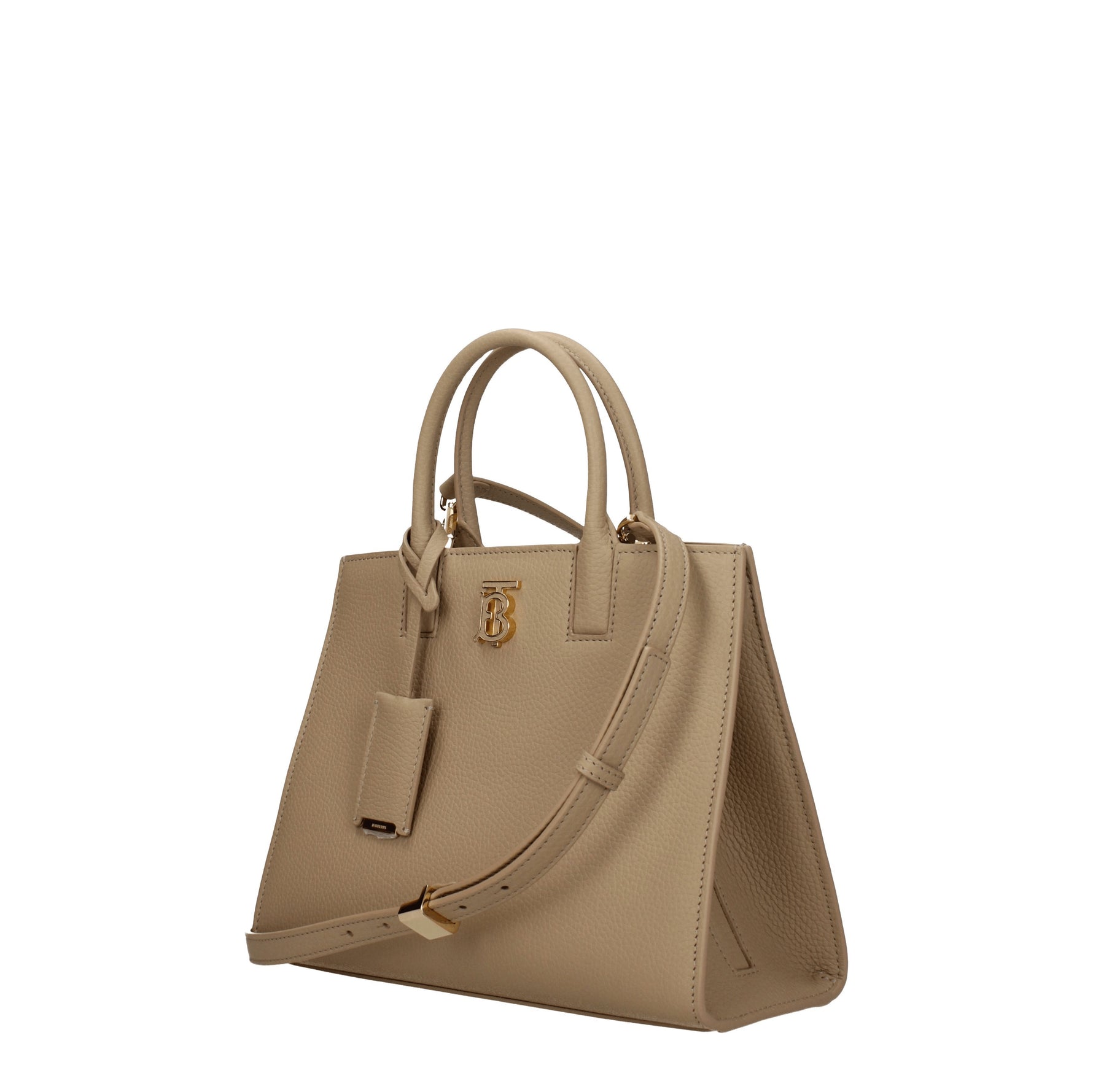 Burberry Borse a Mano frances Donna Pelle Beige Avena