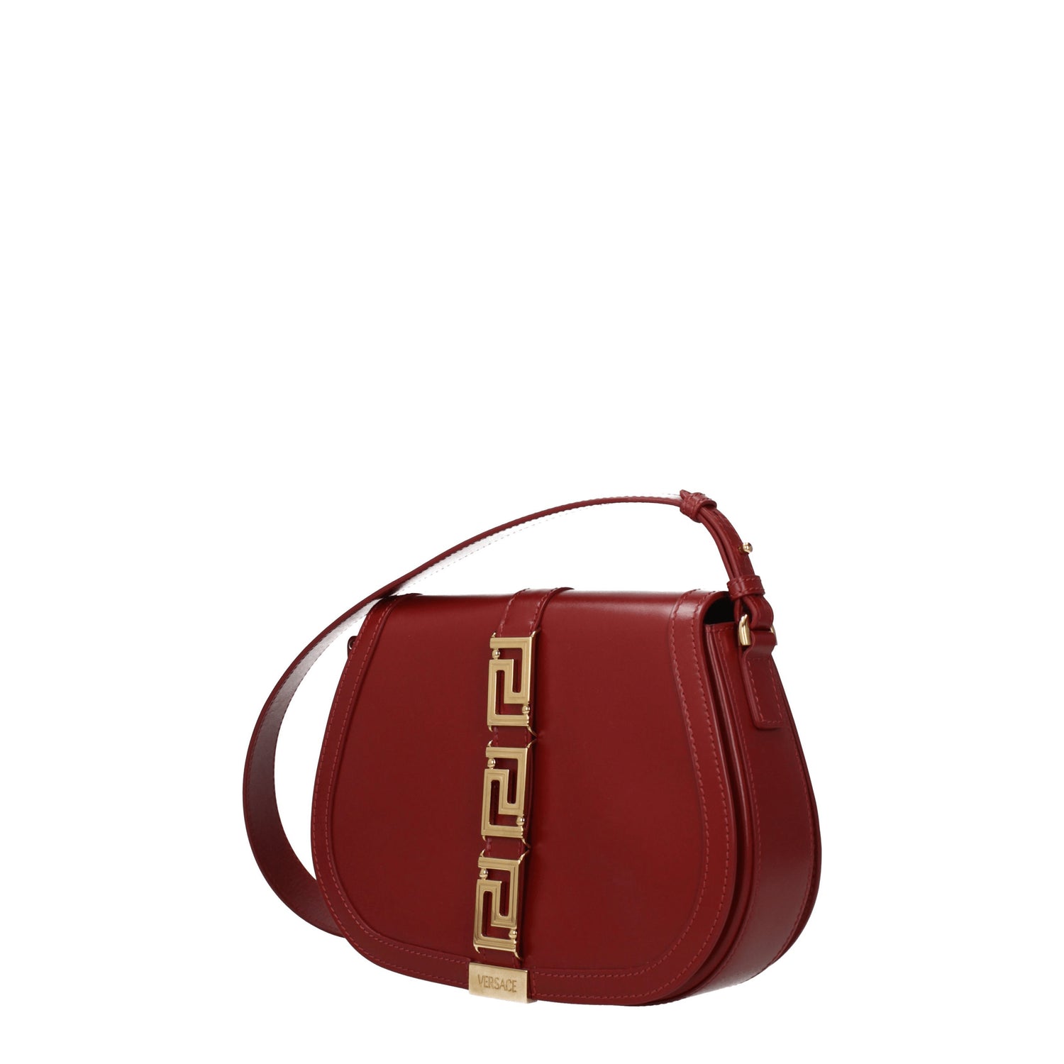 Versace Borse a Tracolla goddess Donna Pelle Rosso Bordeaux