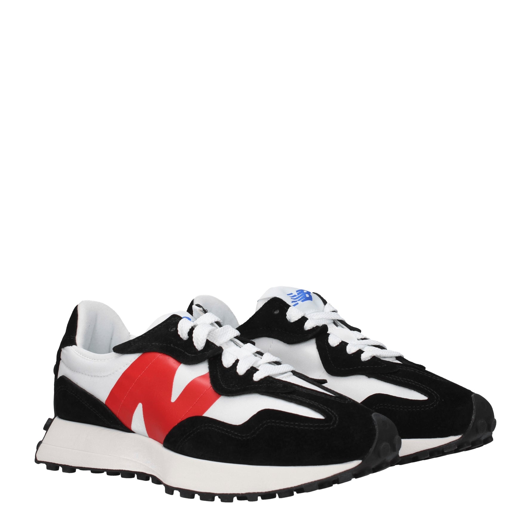 New Balance Sneakers Uomo Tessuto Bianco Nero