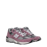 New Balance Sneakers 991 Donna Tessuto Grigio Malva