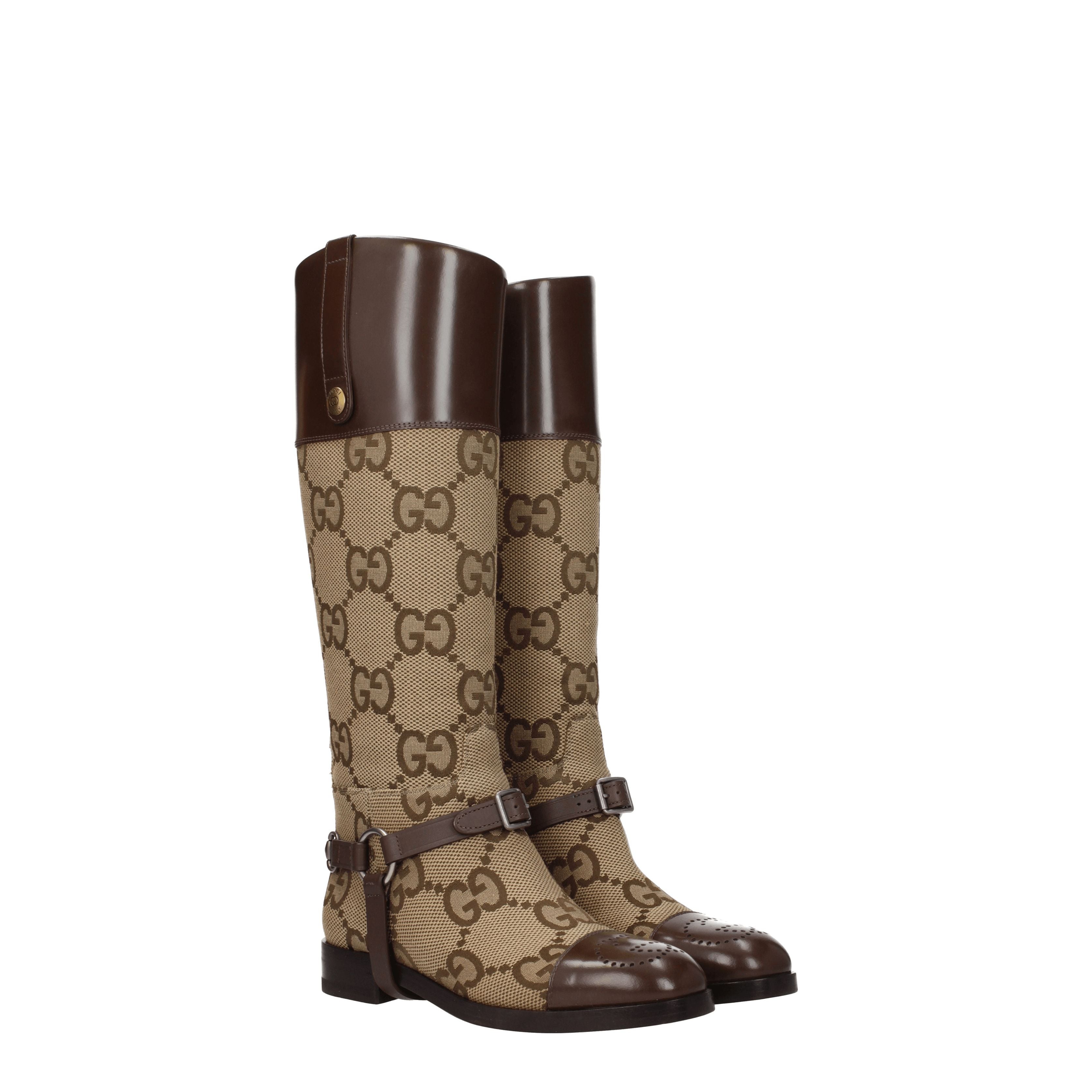 Gucci brown boots online