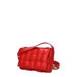 Bottega Veneta Borse a Tracolla padded cassette small Donna Pelle Rosso