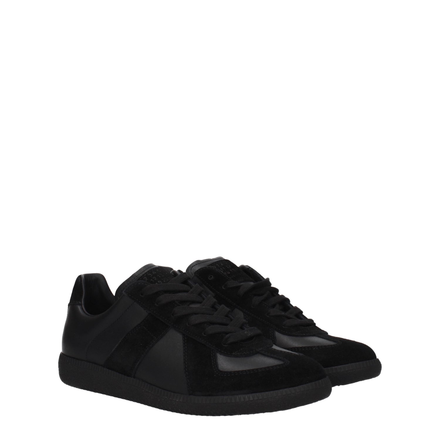 Maison Margiela Sneakers Uomo Pelle Nero Nero