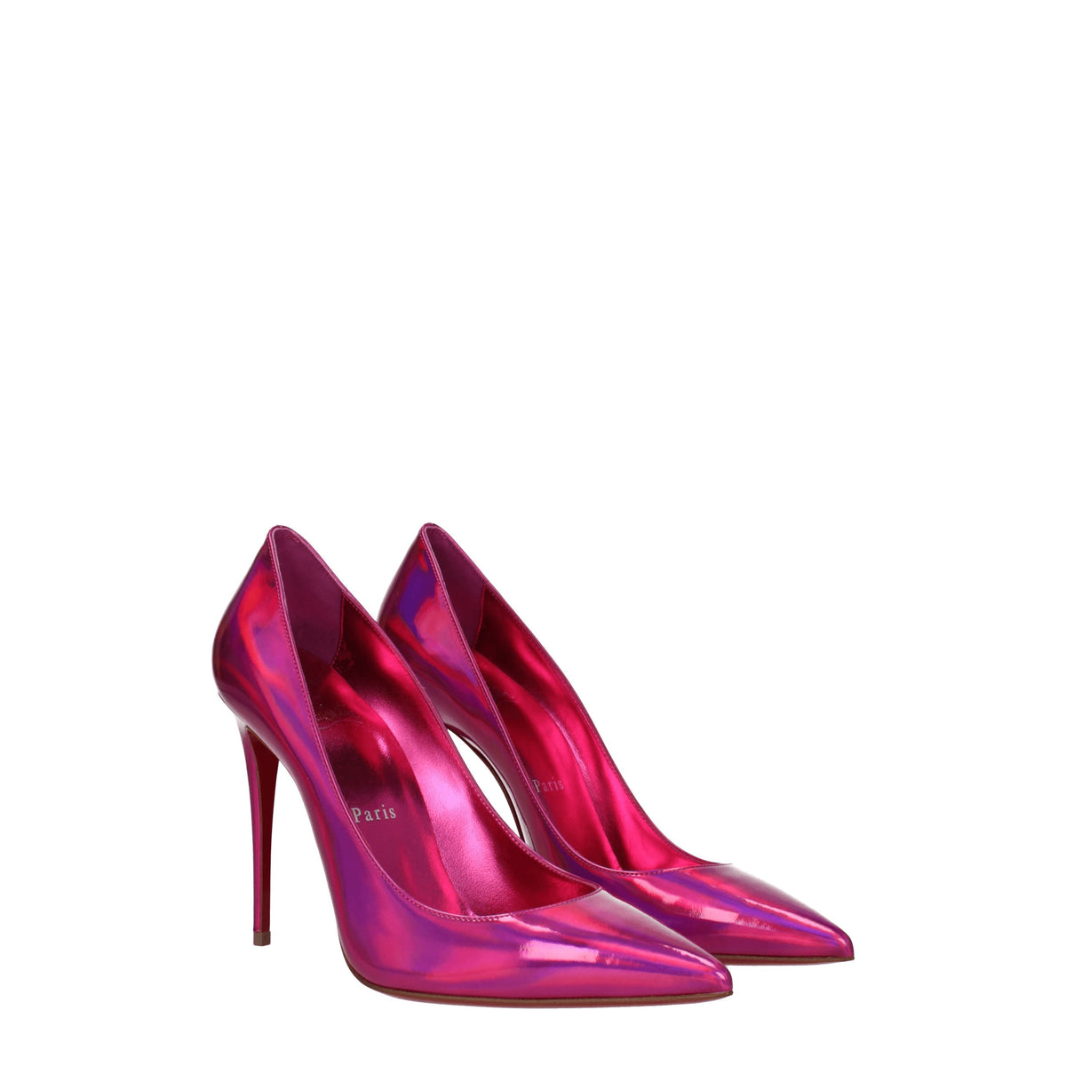 Louboutin Décolleté Donna Vernice Fuxia