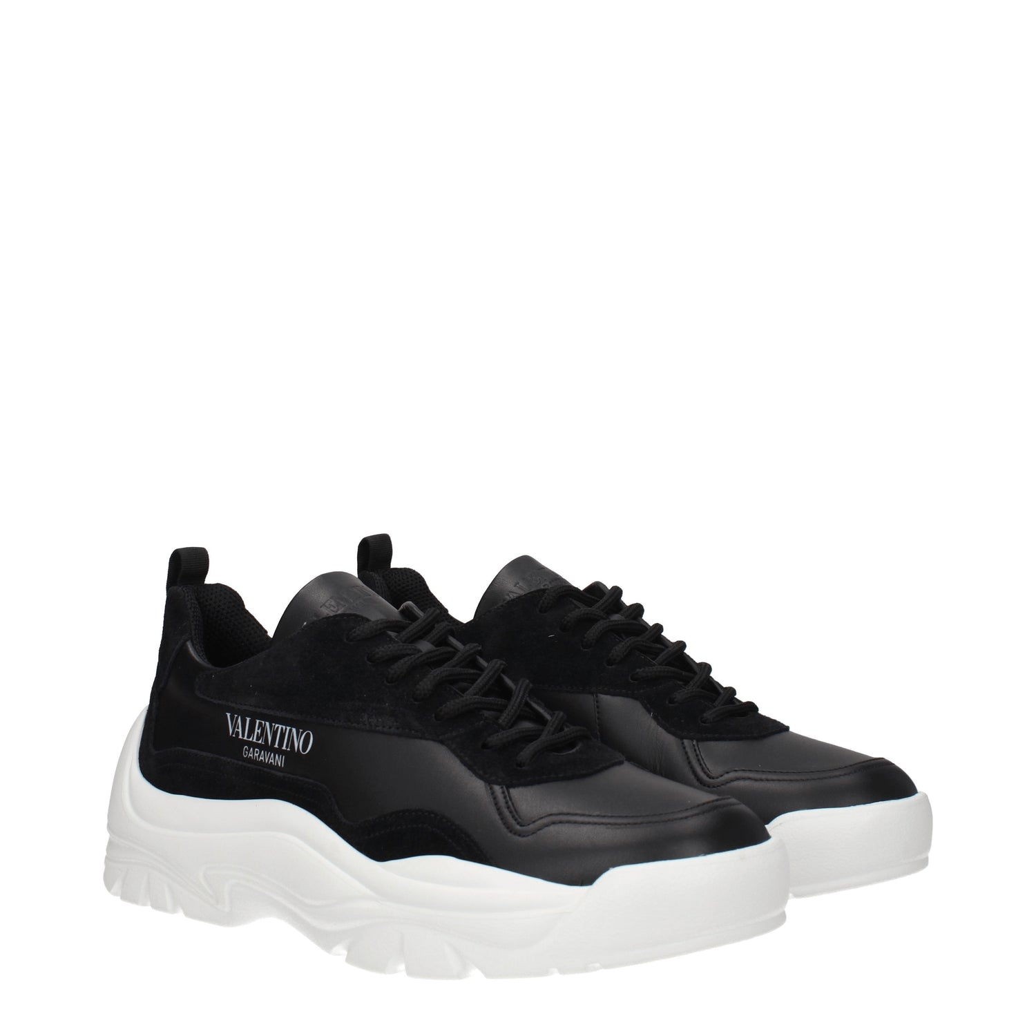 Valentino Garavani Sneakers Uomo Pelle Nero Bianco