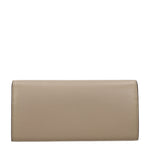 Salvatore Ferragamo Portafogli Donna Pelle Beige Daino