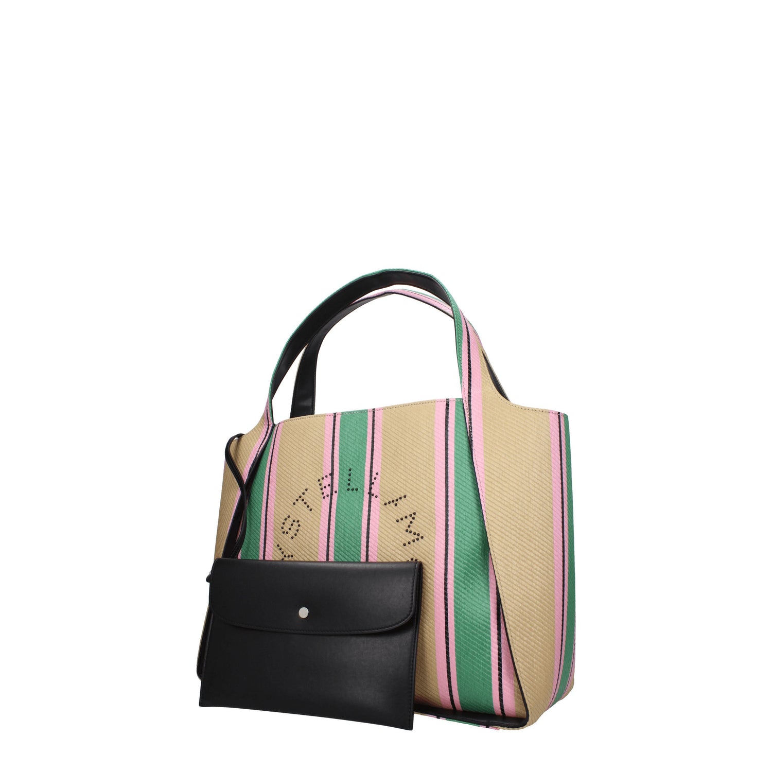 Stella McCartney Borse a Mano Donna Rafia Multicolor