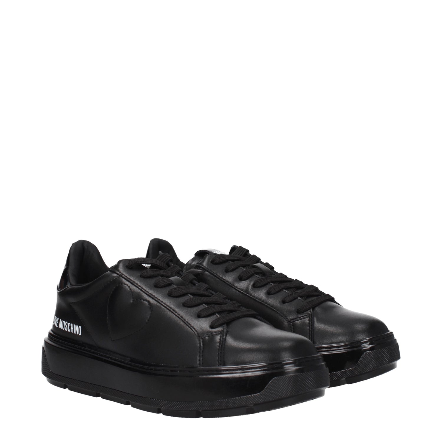 Love Moschino Sneakers Donna Pelle Nero