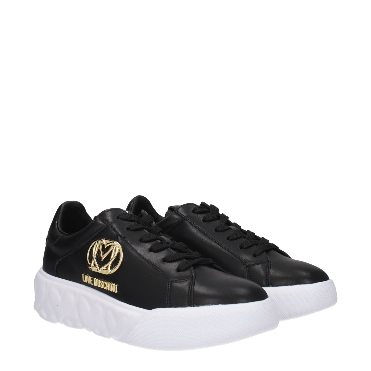 Love Moschino Sneakers Donna Pelle Nero