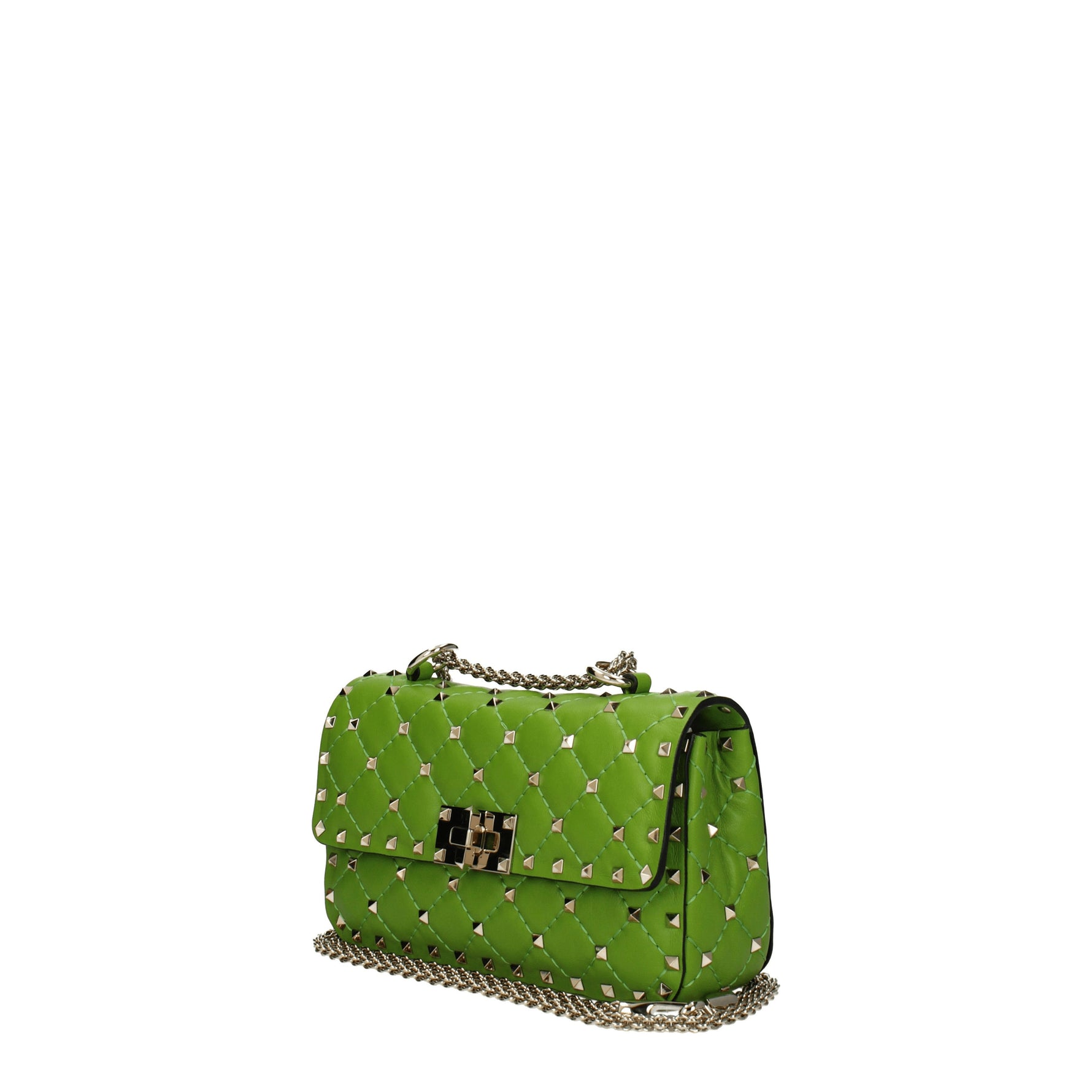 Valentino Garavani Borse a Mano rockstud spike Donna Pelle Verde Chartreuse