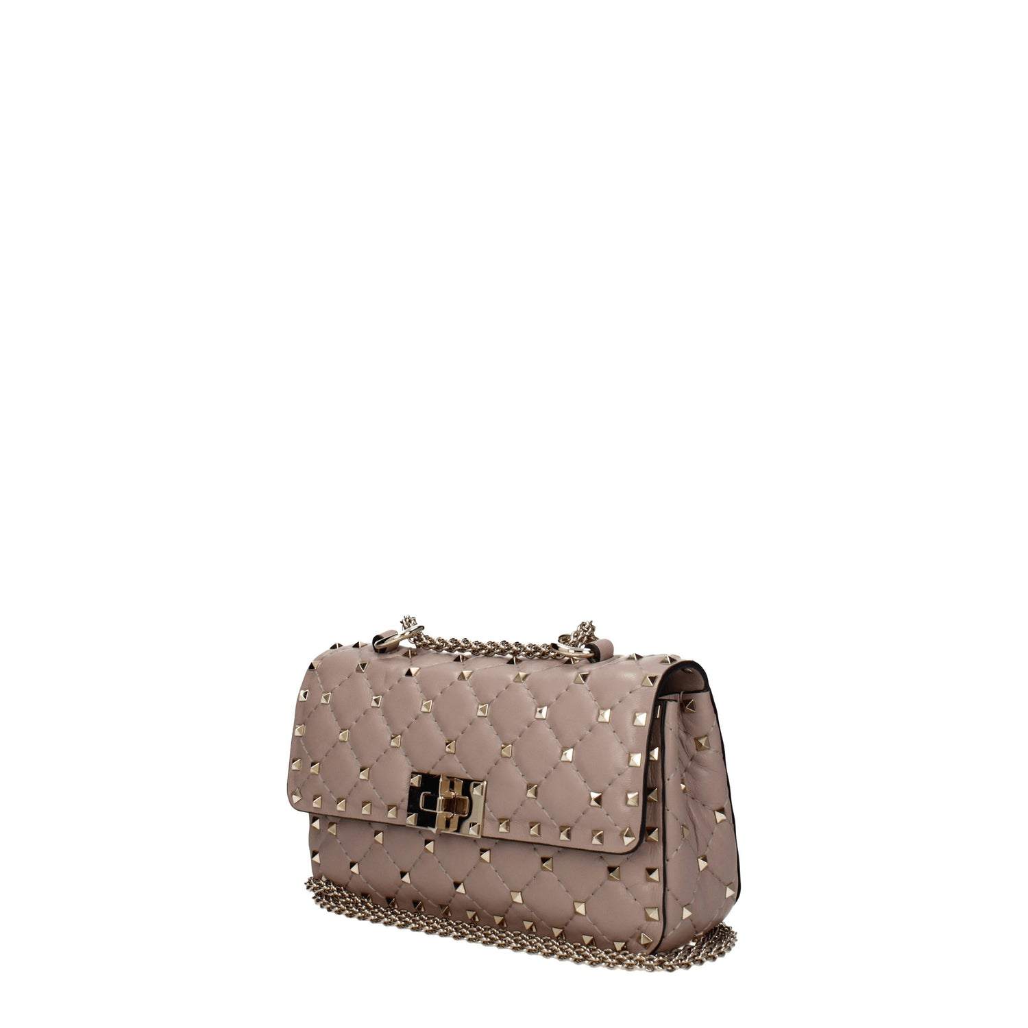 Valentino Garavani Borse a Mano rockstud spike Donna Pelle Rosa Polvere