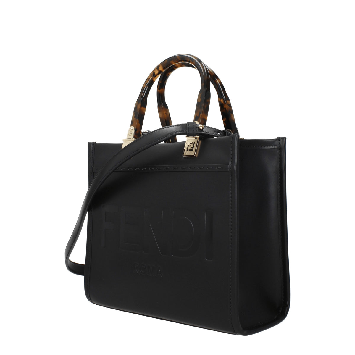 Fendi Borse a Mano sunshine Donna Pelle Nero