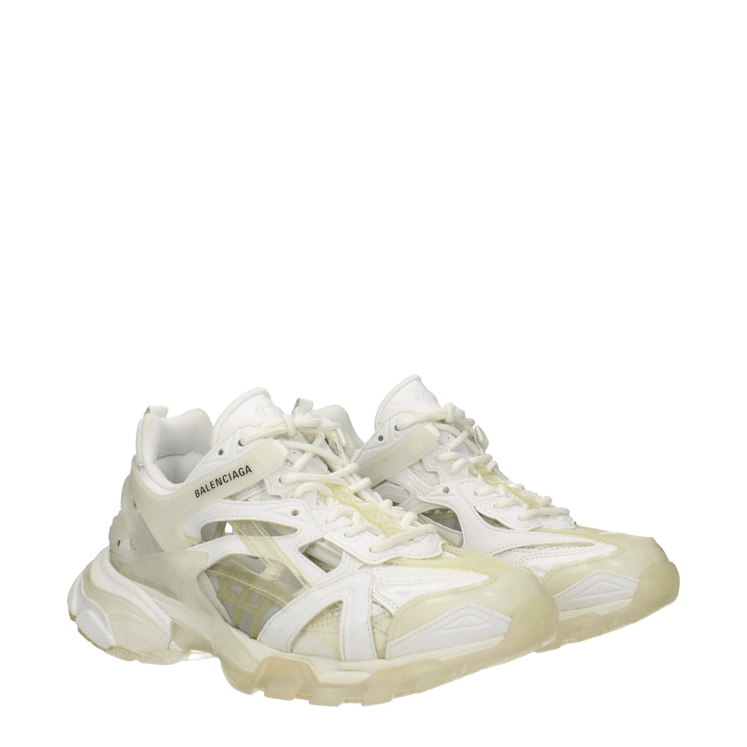 Balenciaga Sneakers track 2 open Uomo Tessuto Bianco