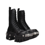 Balenciaga Stivaletti bulldozer Donna Pelle Nero