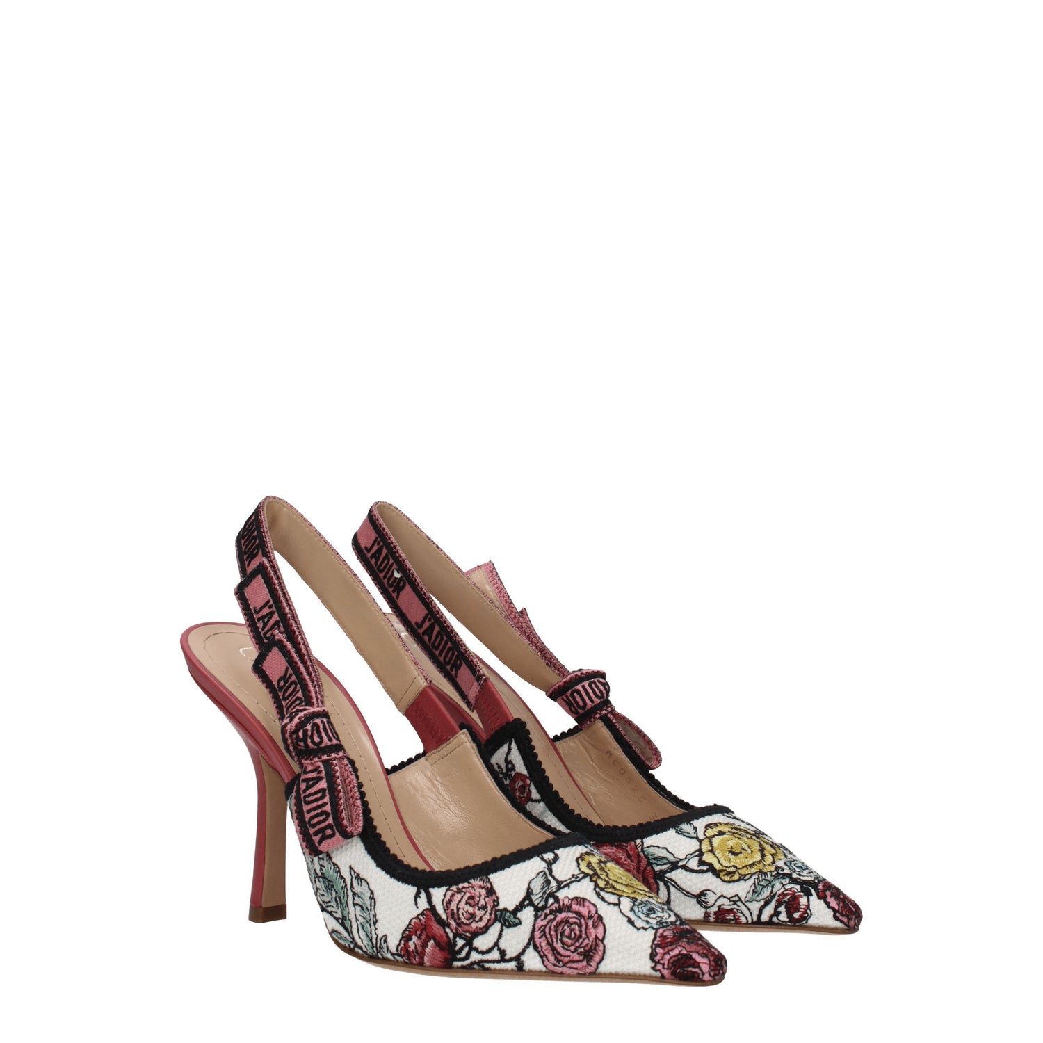 Christian Dior Sandali Donna Tessuto Multicolor