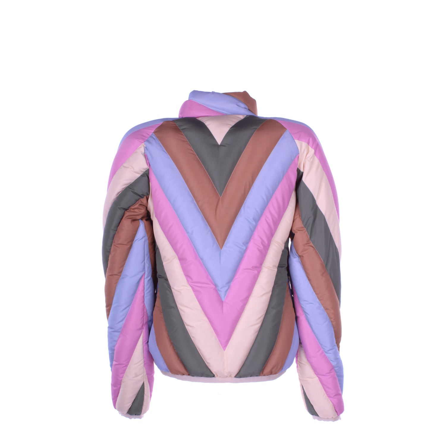 Khrisjoy Idee Regalo ski chevron jacket Donna Poliestere Multicolor