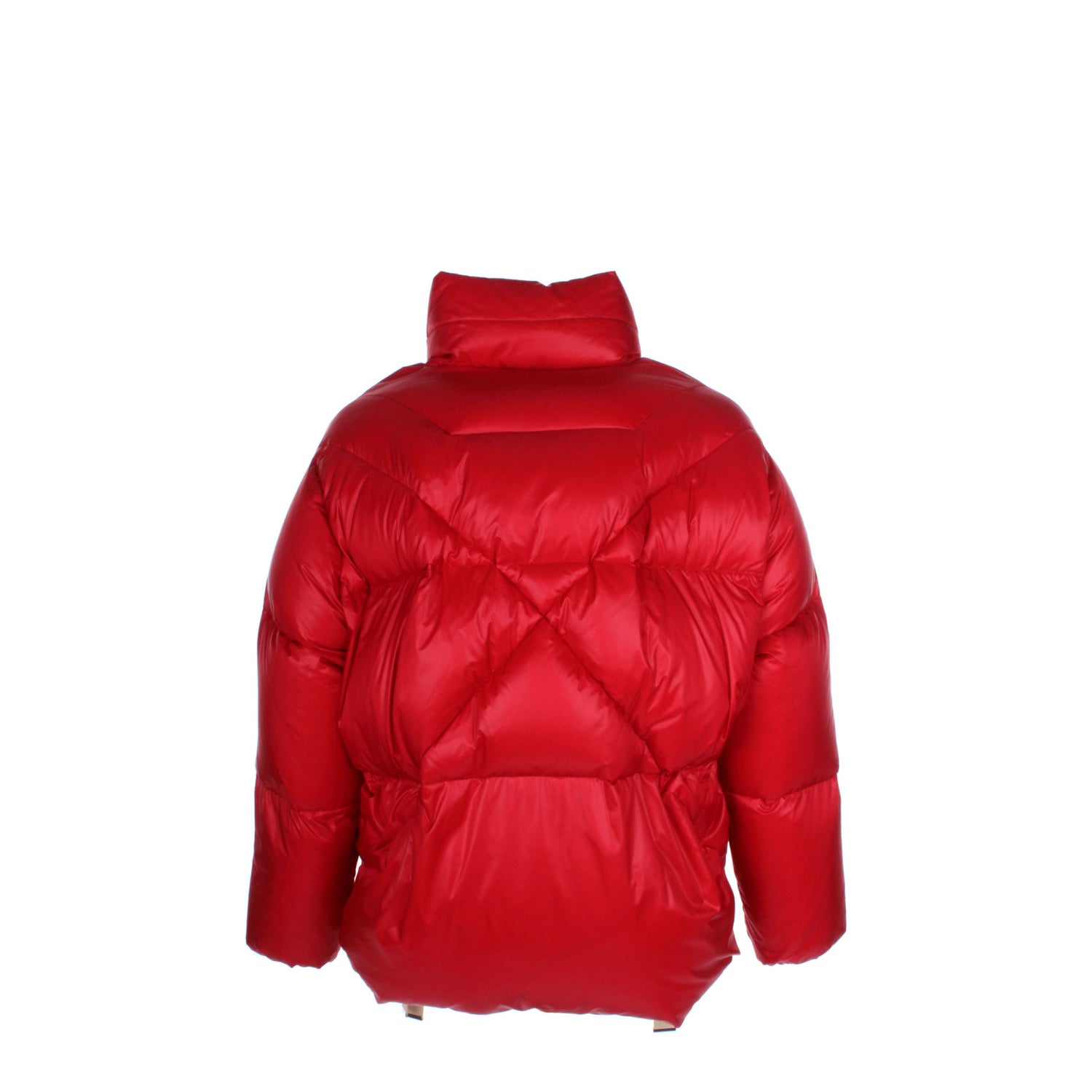 Khrisjoy Idee regalo puff oversize bomber Uomo Poliammide Rosso Rosso Brillante