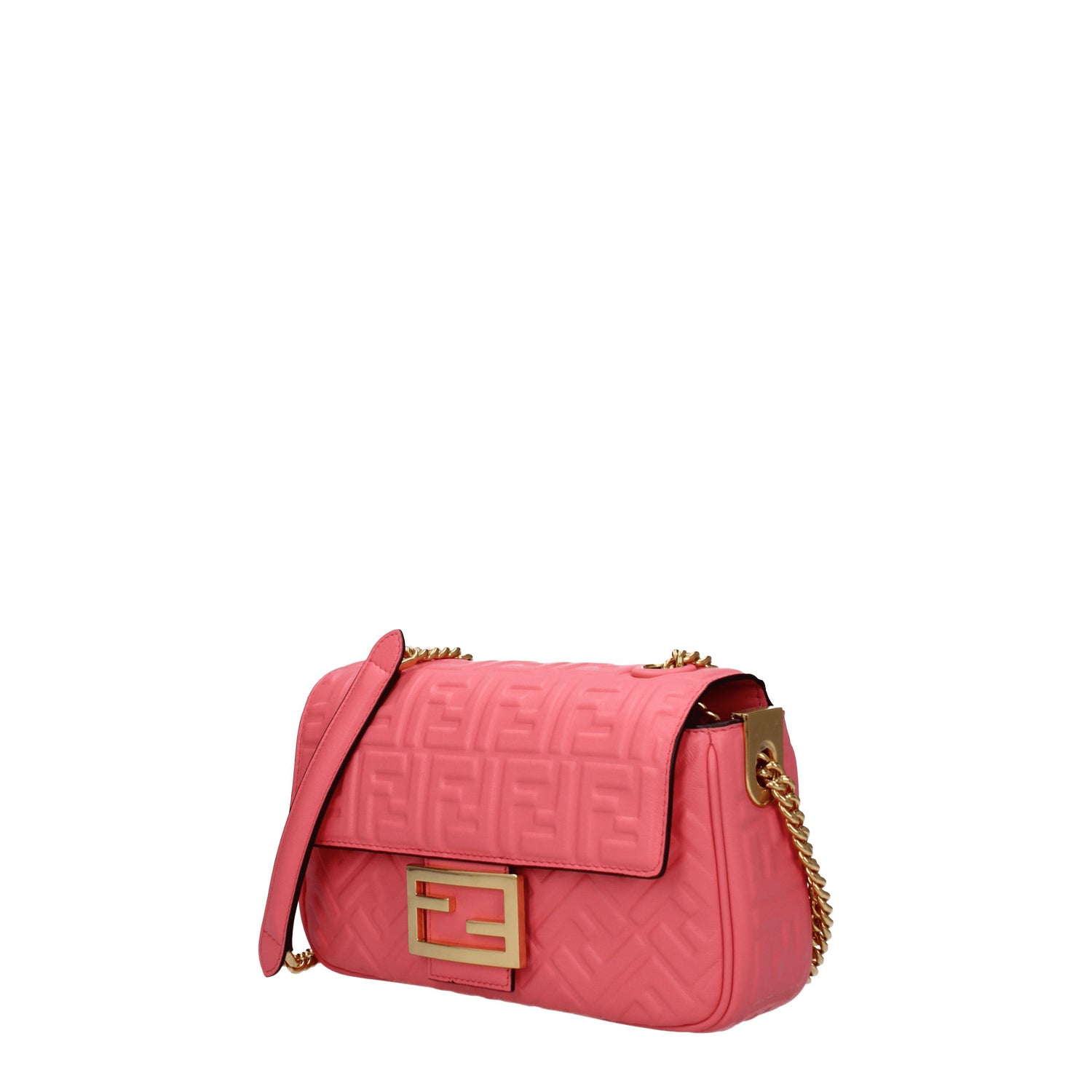 Fendi Borse a Tracolla baguette Donna Pelle Rosa Dalia