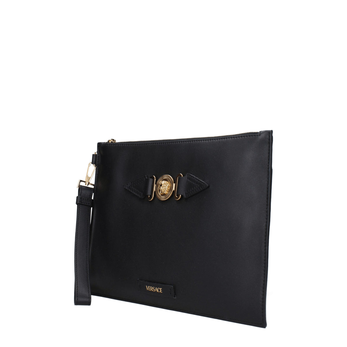 Versace Pochette Uomo Pelle Nero