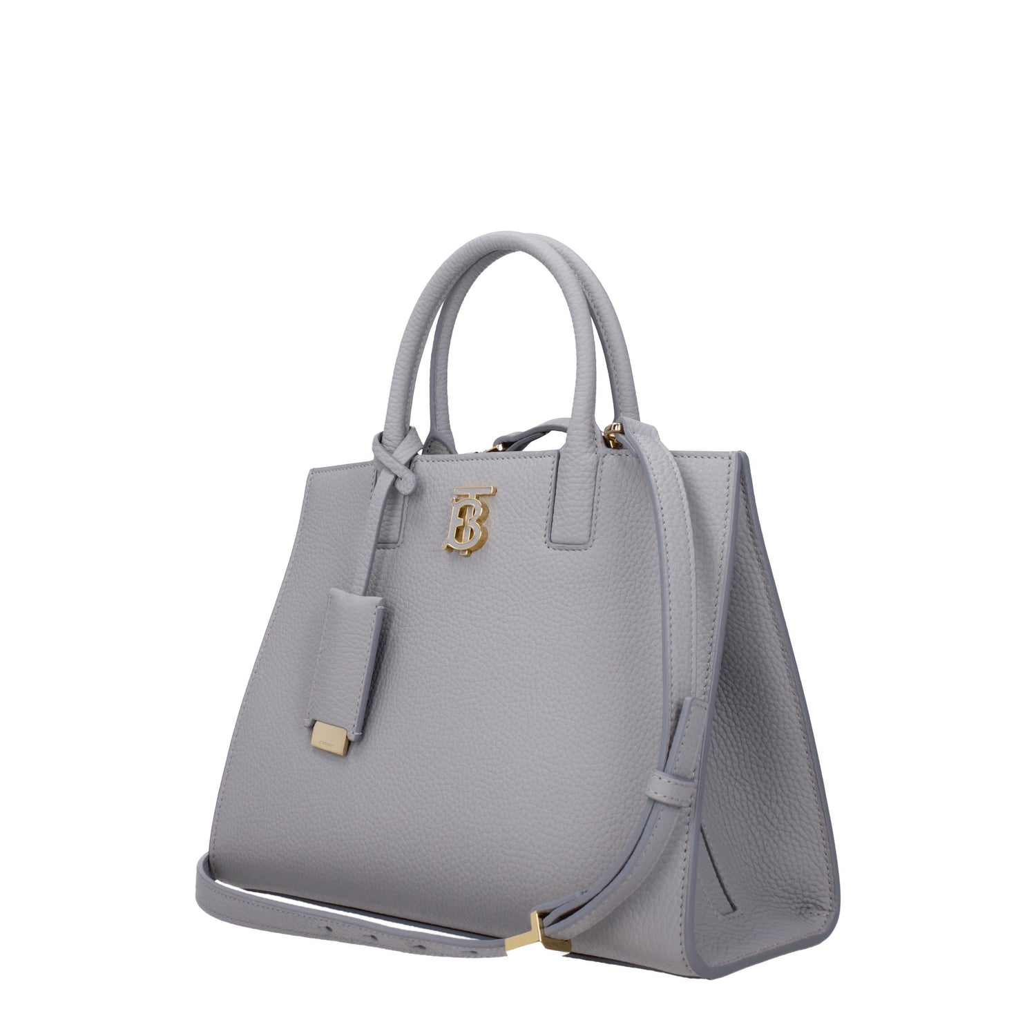 Burberry Borse a Mano frances Donna Pelle Grigio Grigio Chiaro