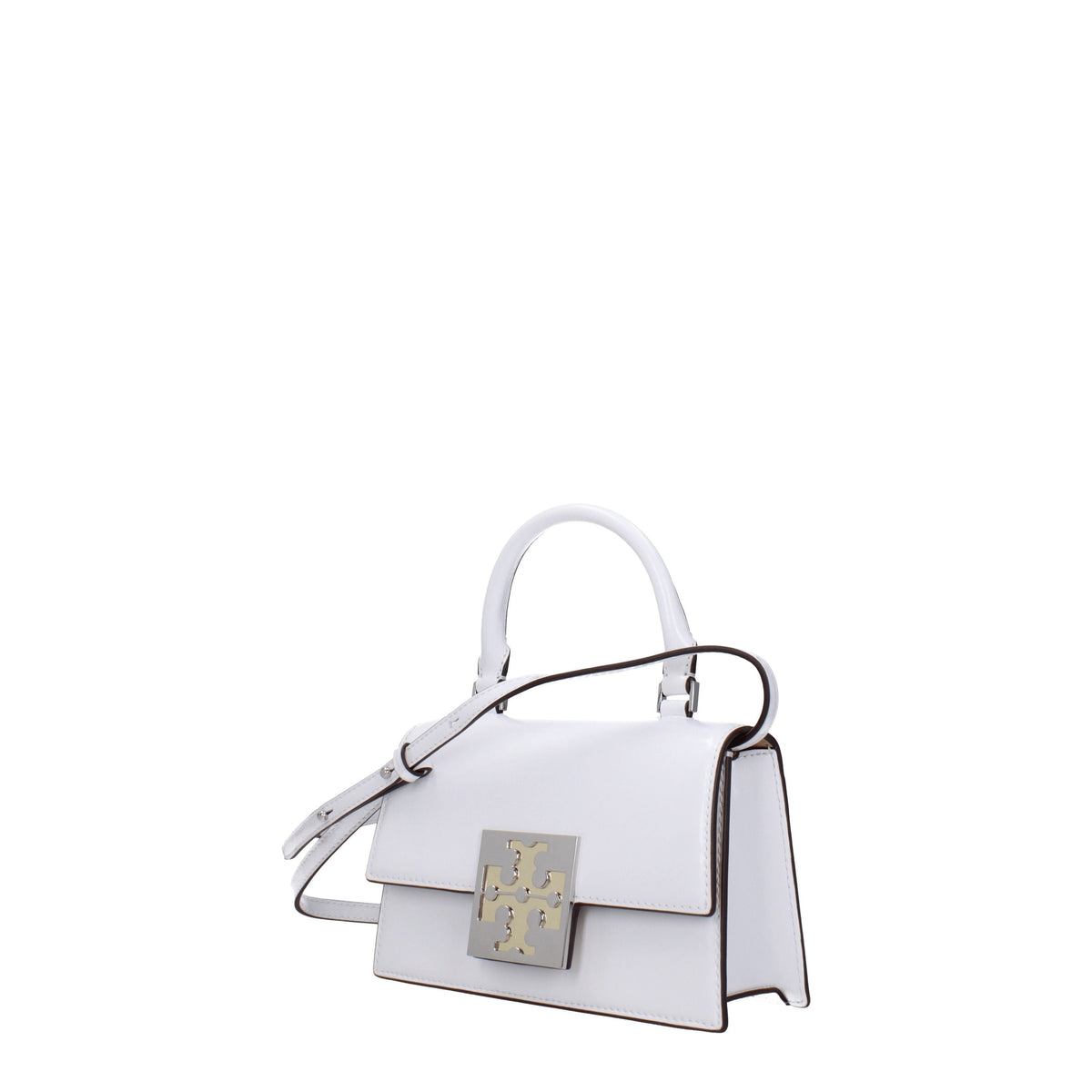 Tory Burch Borse a Mano bon bon Donna Pelle Bianco Bianco Ottico