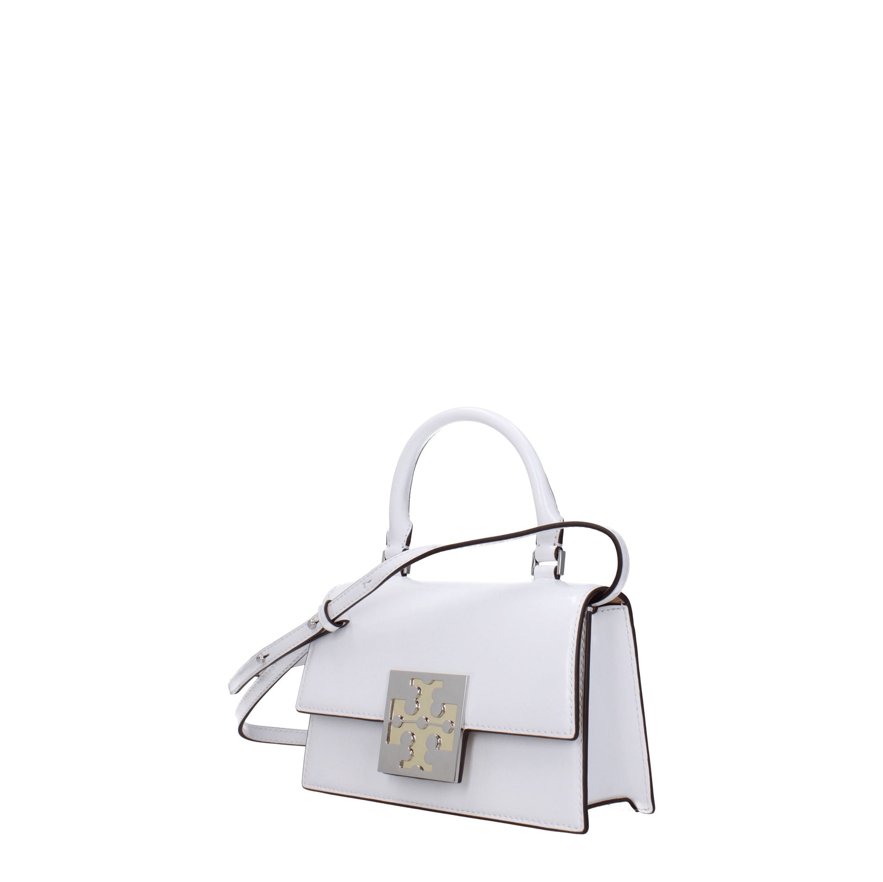 Tory Burch Borse a Mano bon bon Donna Pelle Bianco Bianco Ottico