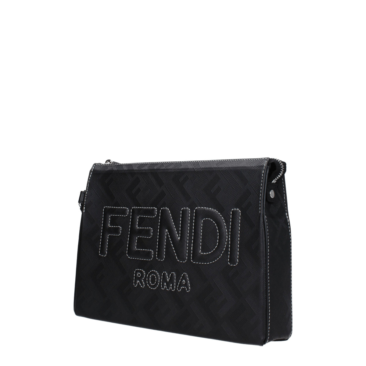 Fendi Pochette Uomo Pelle Nero