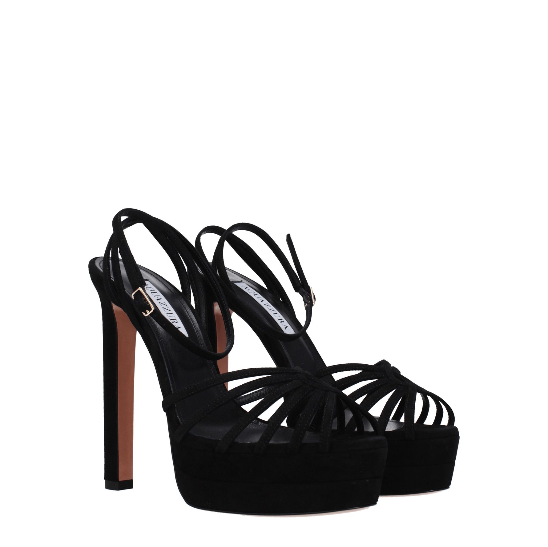 Aquazzura Sandali flow Donna Camoscio Nero