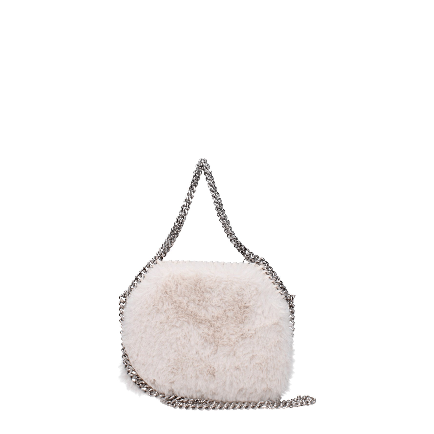 Stella McCartney Borse a Mano falabella Donna Eco Pelliccia Bianco Avorio